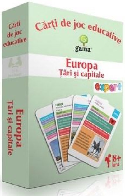 Carte Carti de joc educative - Europa. Tari si capitale   editura Gama