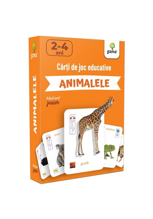 Carte Carti de joc educative. Animalele editura Gama