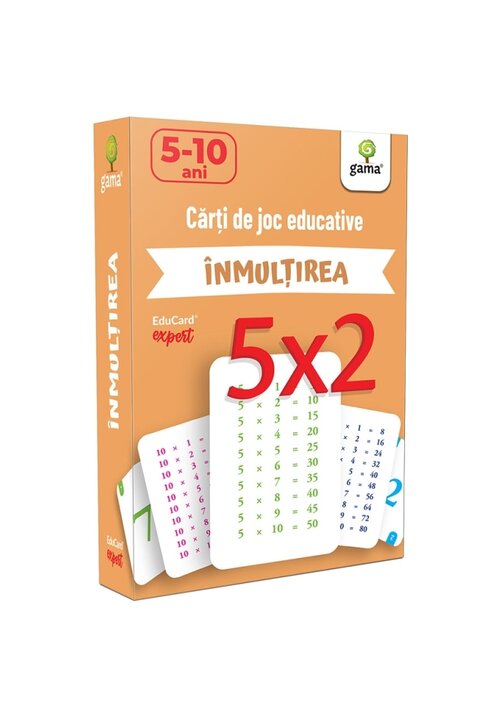 Carte Carti de joc educative. Inmultirea editura Gama