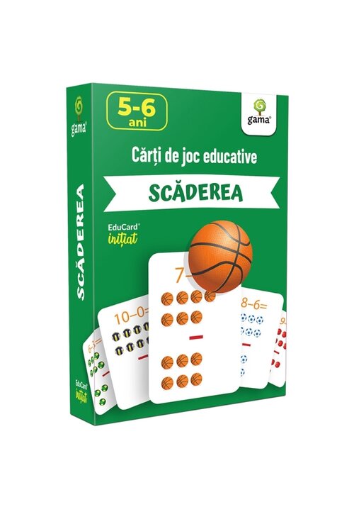 Carte Carti de joc educative. Scaderea editura Gama