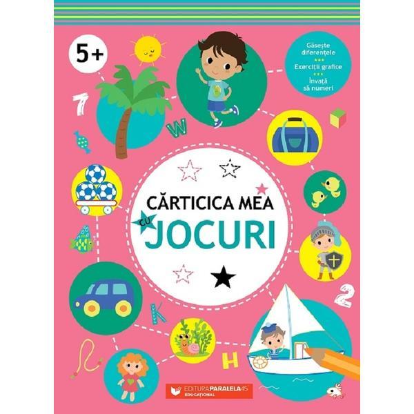 Carte Carticica mea cu jocuri +5 ani