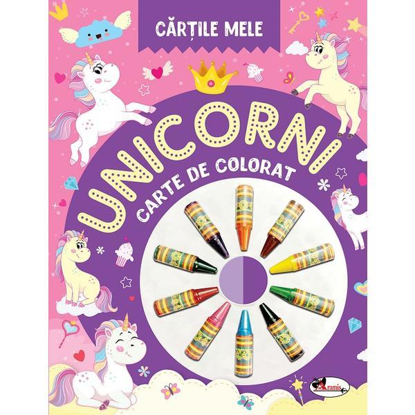 Carte Cartile mele: Unicorni. Carte de colorat