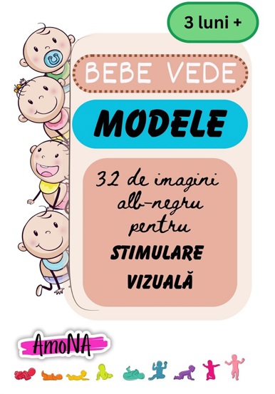 Carte Cartonașe Bebe vede Modele editura AmoNA