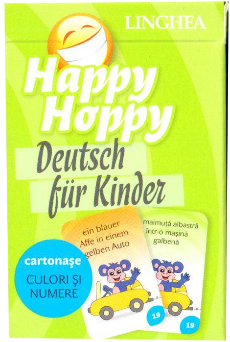 Carte Cartonase educative - Happy Hoppy - Culori si numere   editura Linghea