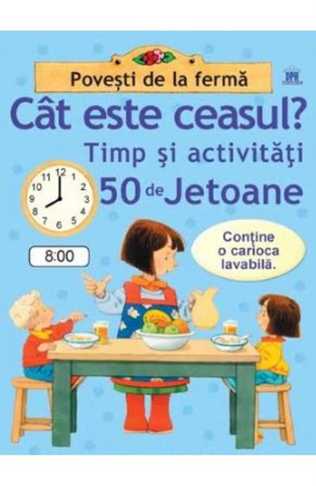 Carte Cat este ceasul - Timp si activitati - 50 de jetoane editura DPH