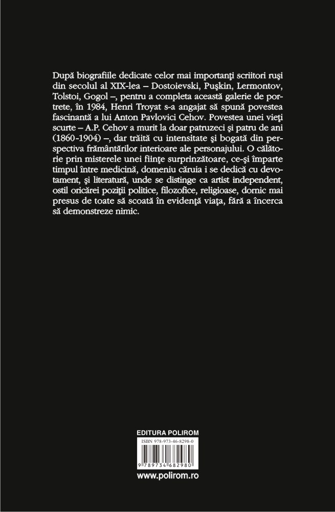 Carte Cehov autor Henri Troyat editura Polirom