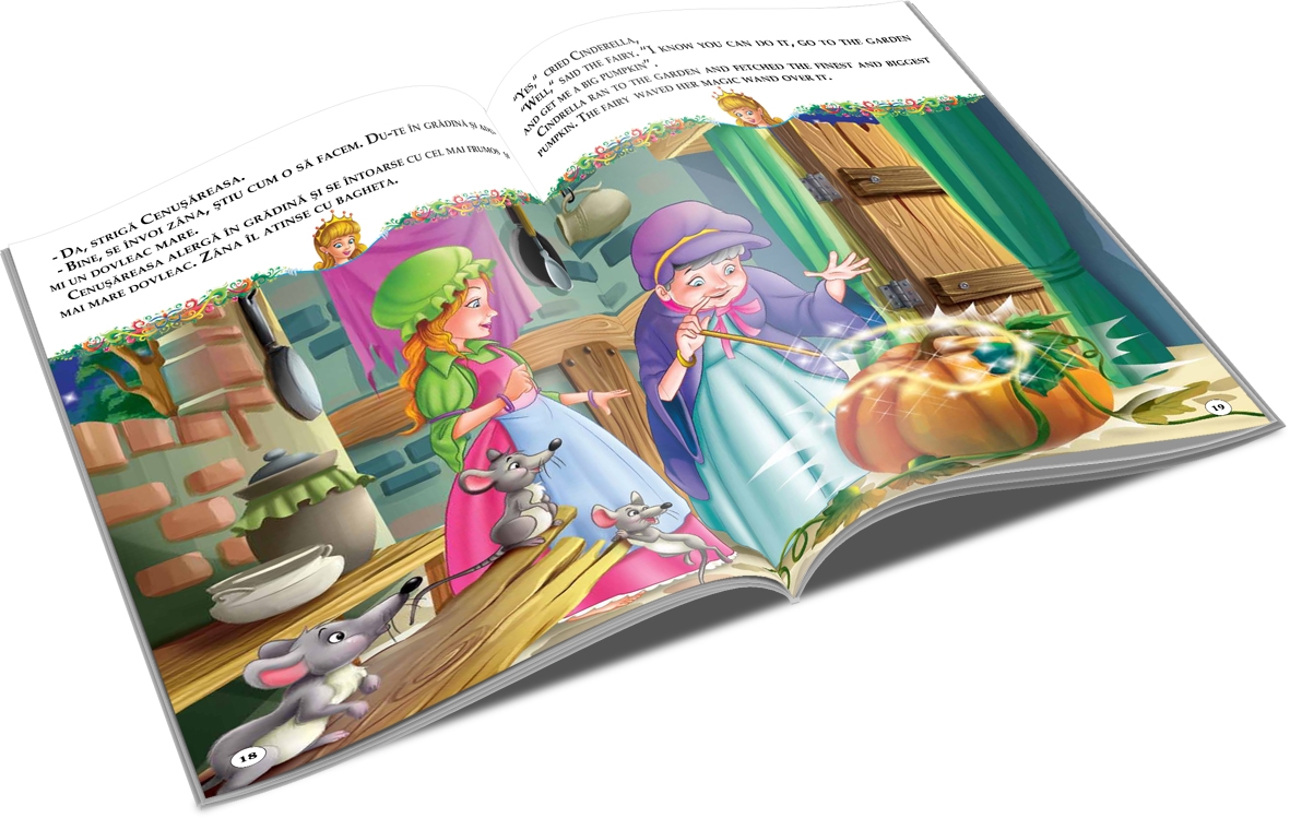 Carte Cenusareasa - Povesti Bilingve   editura Unicart