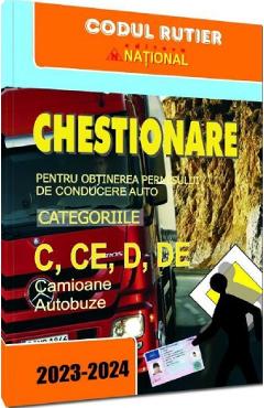 Carte Chestionare pentru obtinerea permisului de conducere. Categoriile C