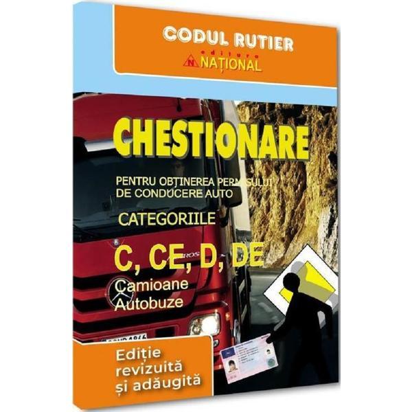 Carte Chestionare pentru obtinerea permisului de conducere. Categoriile C