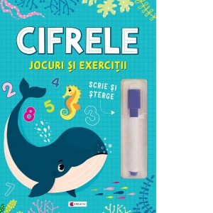Carte Cifrele. Jocuri si exercitii - Scrie si sterge