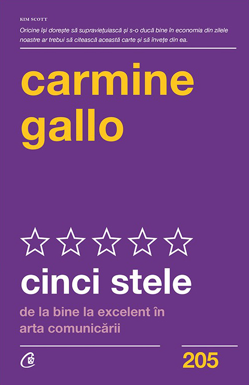 Carte Cinci stele autor Carmine Gallo editura Curtea Veche Publishing