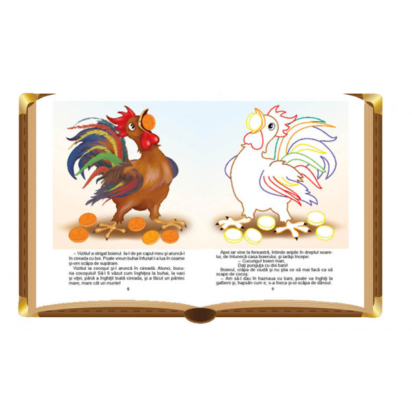 Carte Citesc si colorez - Punguta cu doi bani   editura Dorinta