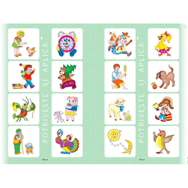 Carte Citesc si colorez cu autocolante - Gasca   editura Dorinta