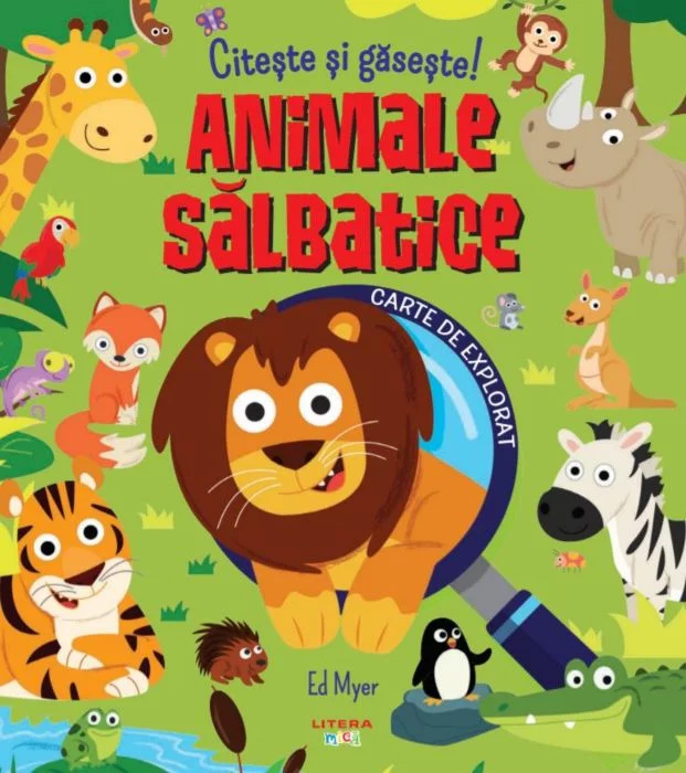 Carte Citeste si gaseste! Animale salbatice autor Ed Myer editura Litera