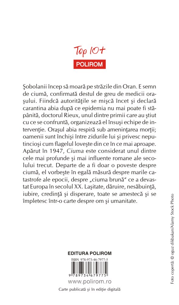 Carte Ciuma autor Albert Camus editura Polirom