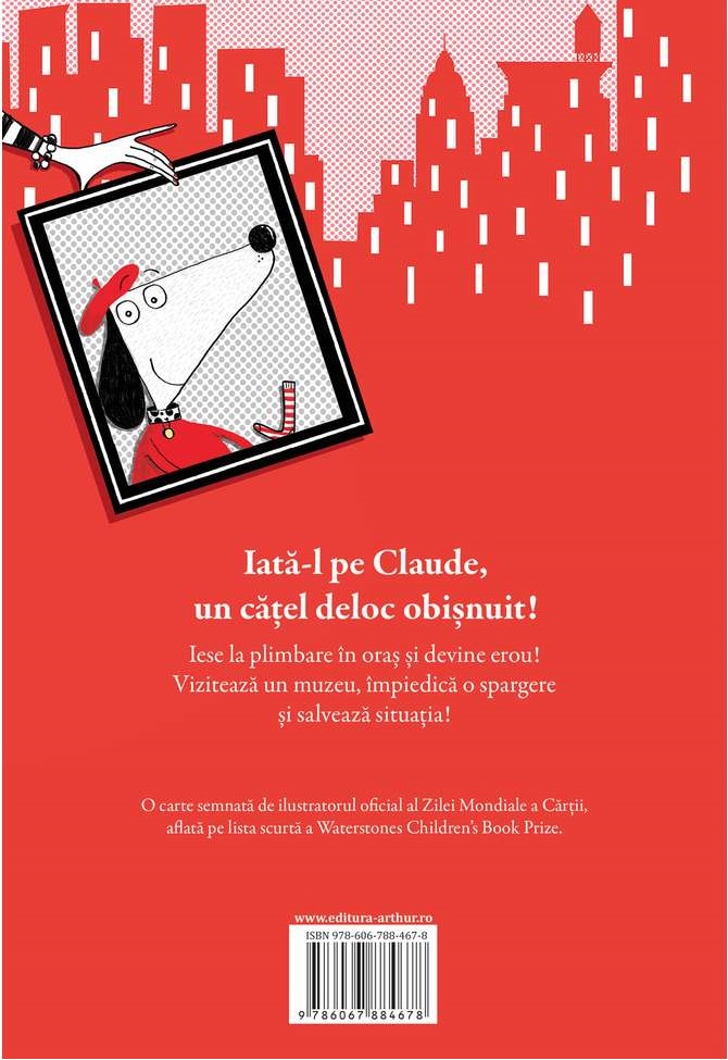 Carte Claude in oras autor Alex T. Smith editura Arthur