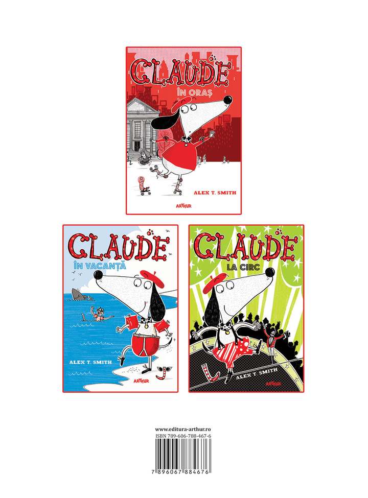 Carte Claude. Volumele I-III autor Alex T. Smith editura Arthur