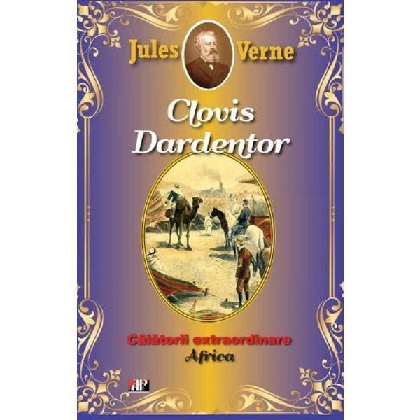 Carte Clovis Dardentor. Africa - Jules Verne