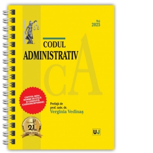 Carte Codul administrativ. Mai 2025. Editie spiralata
