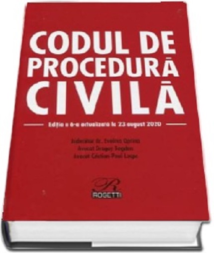Carte Codul de procedura civila autor Evelina Oprina editura Rosetti