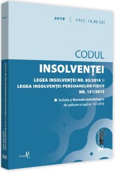 Carte Codul insolventei - 2019   editura Universul Juridic