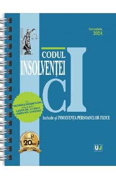 Carte Codul insolventei Octombrie 2024 Ed. Spiralata editura -