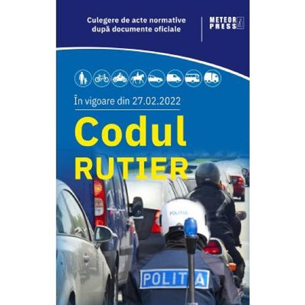 Carte Codul rutier 2022