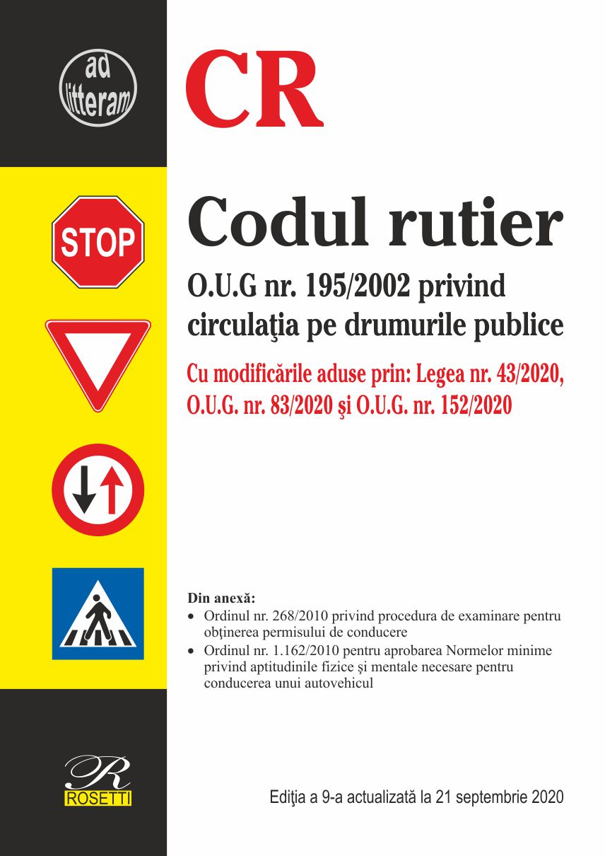 Carte Codul rutier   editura Rosetti
