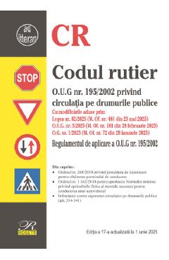 Carte Codul rutier Ed.17 Act. 1 Iunie 2025 editura -