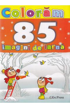 Carte Coloram 85 imagini de iarna editura -