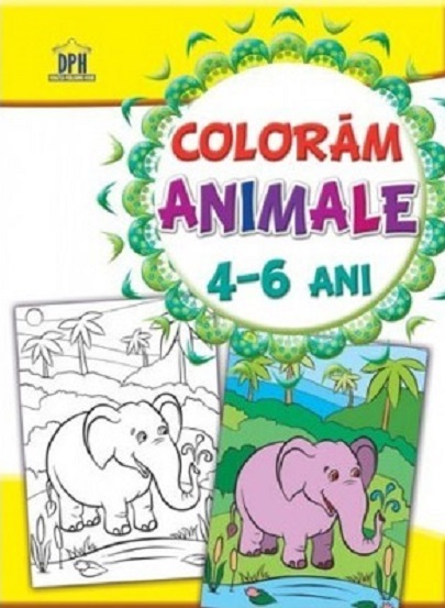 Carte Coloram animale 4-6 ani   editura Didactica Publishing House