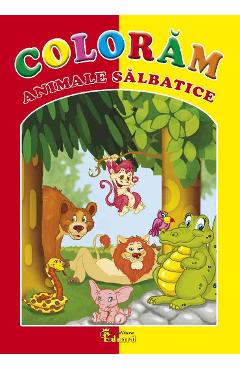 Carte Coloram animale salbatice editura -