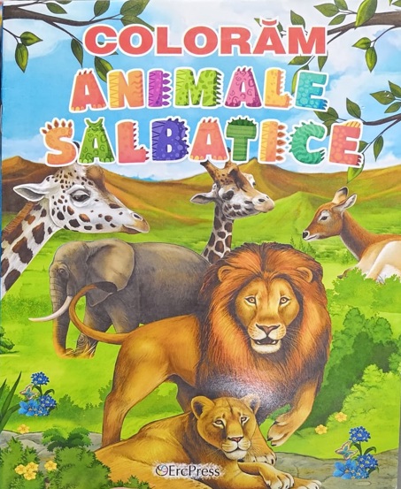 Carte Coloram animale salbatice editura Erc Press