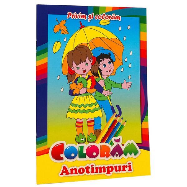 Carte Coloram anotimpuri. Privim si coloram