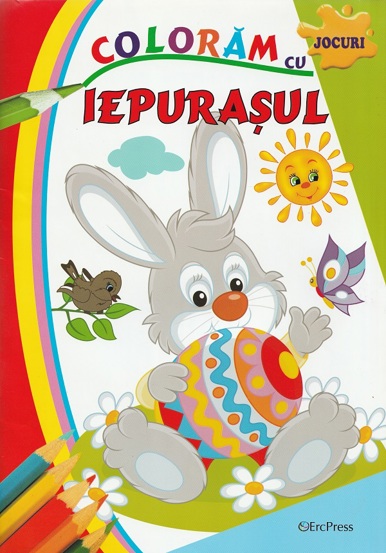 Carte Coloram cu Iepurasul. Jocuri editura Erc Press