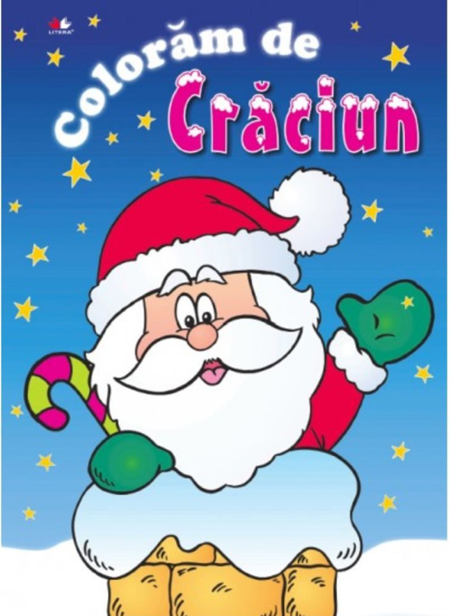 Carte Colorăm de Crăciun editura Litera