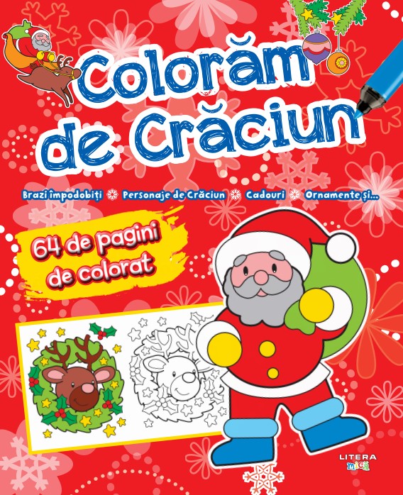 Carte Coloram de Craciun editura Litera