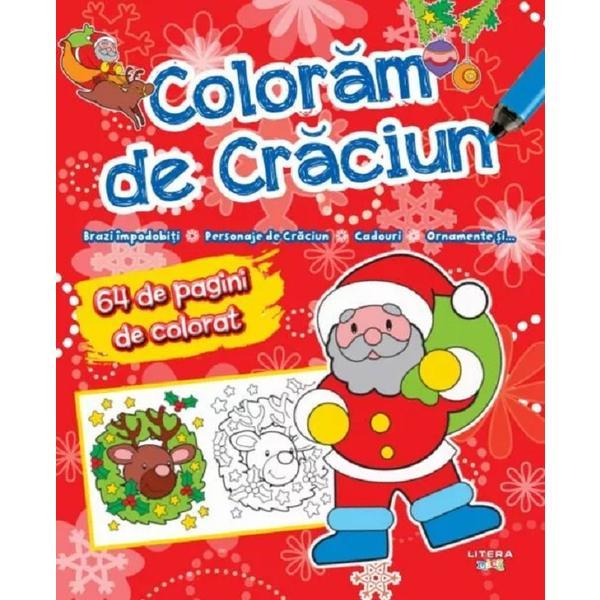 Carte Coloram de Craciun