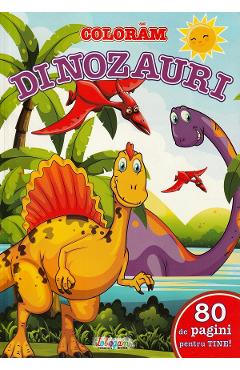 Carte Coloram dinozauri editura Autor Anonim