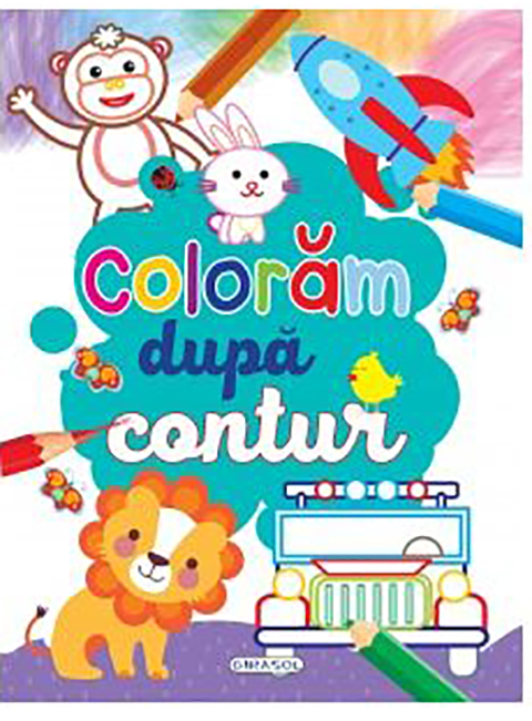 Carte Coloram dupa contur   editura Girasol