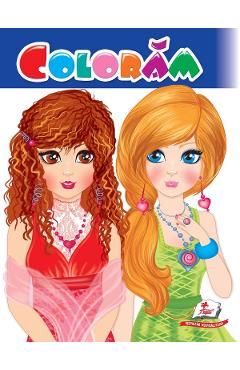 Carte Coloram fetite. Albastru editura -