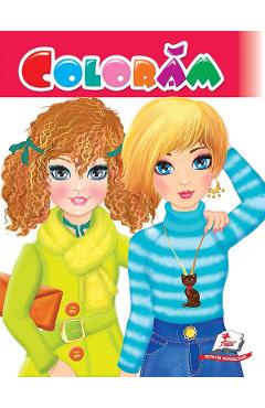 Carte Coloram fetite. Rosu editura -