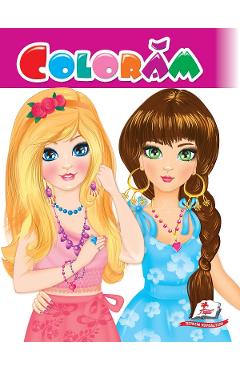 Carte Coloram fetite. Violet editura -