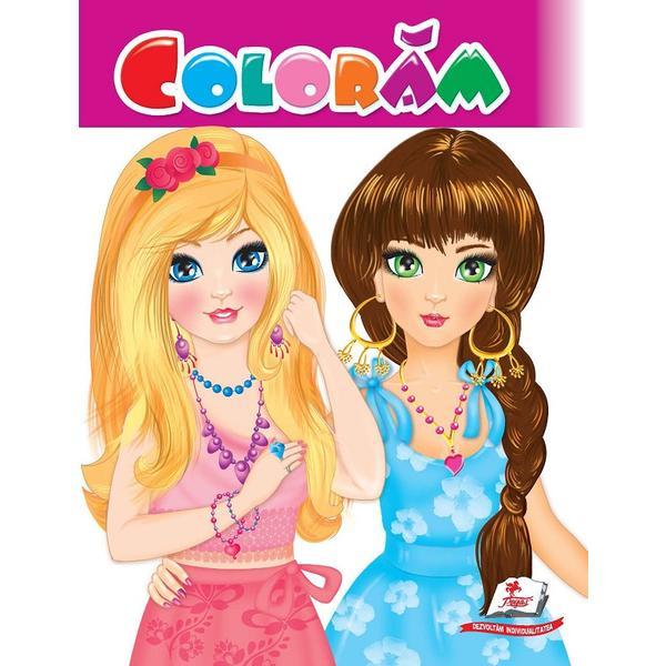 Carte Coloram fetite. Violet