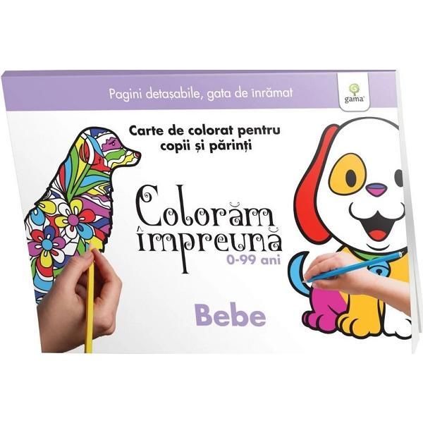 Carte Coloram impreuna: Bebe