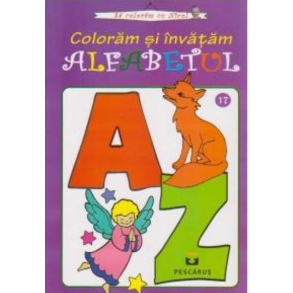 Carte Coloram si invatam alfabetul