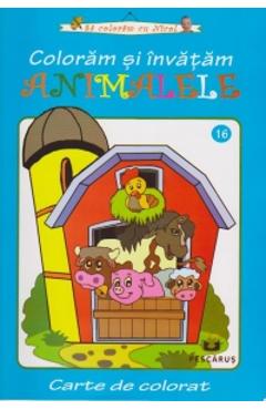 Carte Coloram si invatam animalele editura -