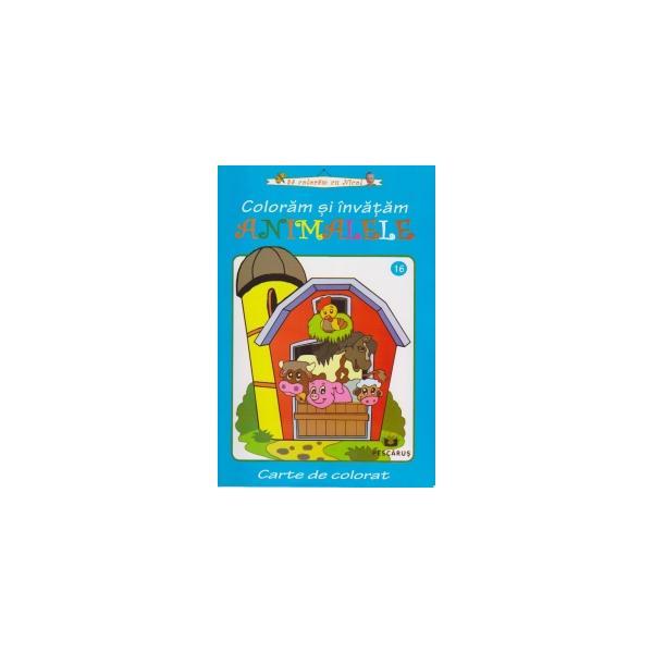Carte Coloram si invatam animalele