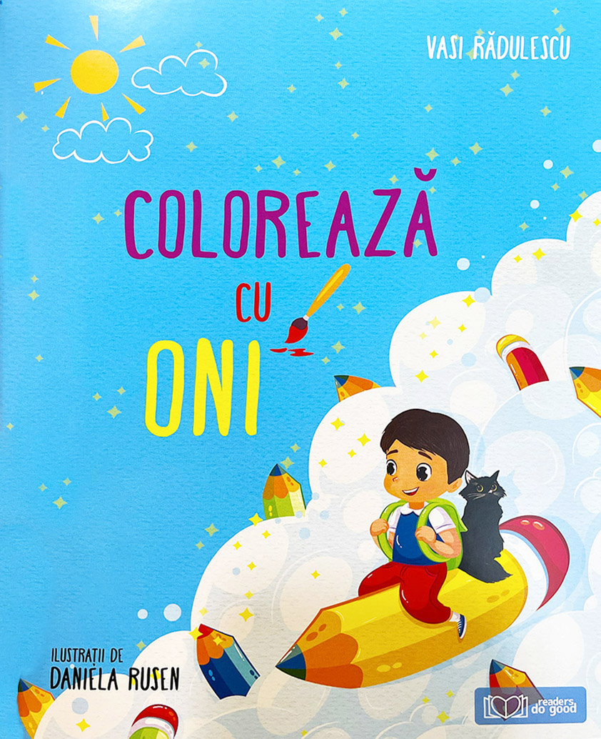 Carte Coloreaza cu Oni autor Vasi Radulescu editura Readers Do Good