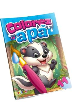 Carte Colorez cu apa 11: Bursuc editura -